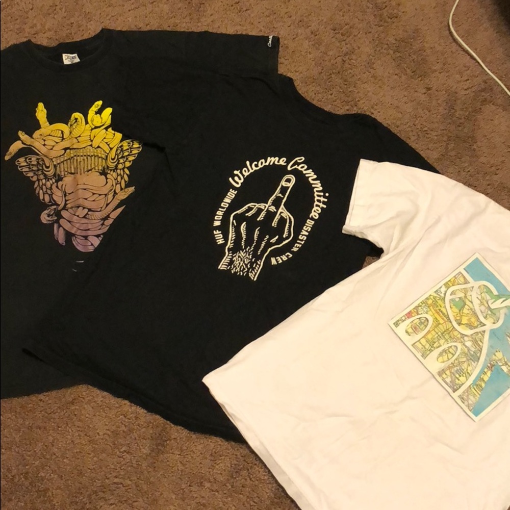 Crooks & Castles, The Hundreds, HUF Shirts